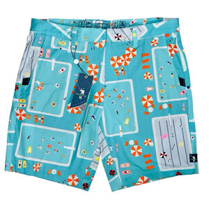 William Murray Fish Outta Water Hazard Shorts Men's Size‎ 34 NWT